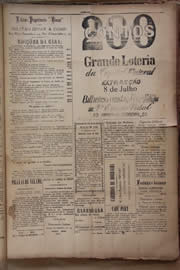 Página do jornal Unitário de junho de 1905