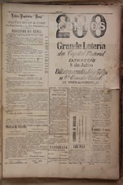 Página do jornal Unitário de junho de 1905