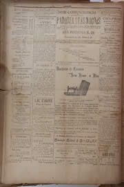 Página do jornal Unitário de junho de 1905