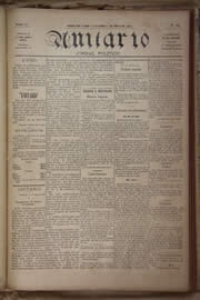 Página do jornal Unitário de julho de 1905