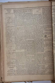 Página do jornal Unitário de julho de 1905