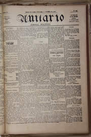 Página do jornal Unitário de julho de 1905