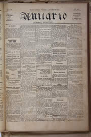 Página do jornal Unitário de julho de 1905
