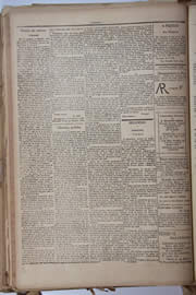 Página do jornal Unitário de julho de 1905
