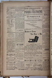 Página do jornal Unitário de julho de 1905