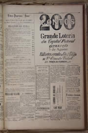 Página do jornal Unitário de julho de 1905