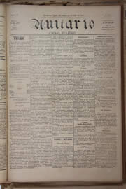 Página do jornal Unitário de julho de 1905