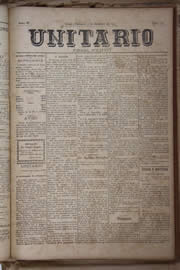 Página do jornal Unitário de setembro de 1905