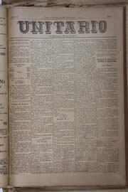 Página do jornal Unitário de setembro de 1905