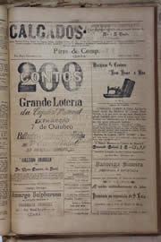 Página do jornal Unitário de setembro de 1905