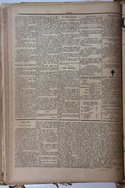 Página do jornal Unitário de setembro de 1905