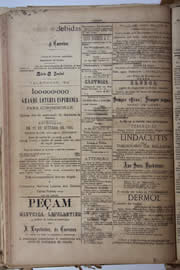 Página do jornal Unitário de outubro de 1905