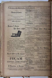 Página do jornal Unitário de outubro de 1905
