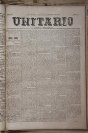 Página do jornal Unitário de novembro de 1905