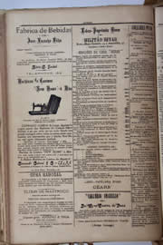 Página do jornal Unitário de dezembro de 1905