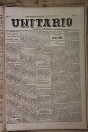 Página do jornal Unitário de dezembro de 1905