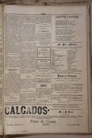 Página do jornal Unitário de dezembro de 1905