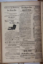 Página do jornal Unitário de dezembro de 1905
