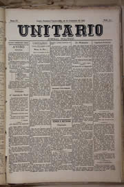 Página do jornal Unitário de dezembro de 1905