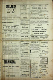 Página do jornal Unitário de março de 1909