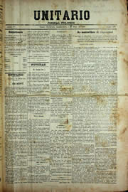 Página do jornal Unitário de abril de 1909