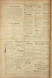 Página do jornal Unitário de abril de 1909
