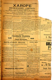 Página do jornal Unitário de abril de 1909