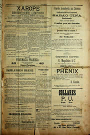 Página do jornal Unitário de abril de 1909