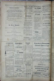Página do jornal Unitário de abril de 1909