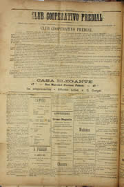 Página do jornal Unitário de maio de 1909
