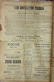 Página do jornal Unitário de maio de 1909