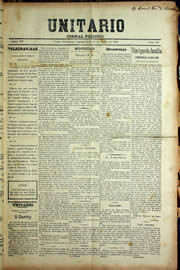 Página do jornal Unitário de junho de 1909