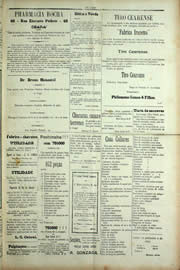 Página do jornal Unitário de junho de 1909