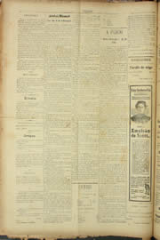 Página do jornal Unitário de junho de 1909