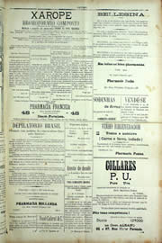 Página do jornal Unitário de julho de 1909