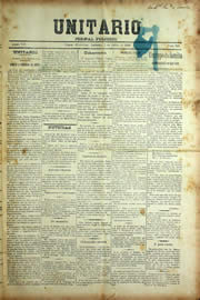 Página do jornal Unitário de julho de 1909