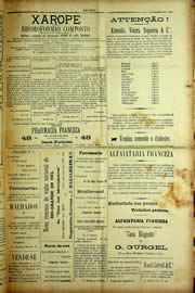 Página do jornal Unitário de julho de 1909