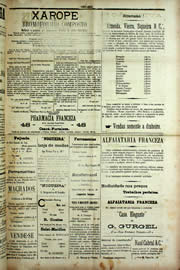 Página do jornal Unitário de agosto de 1909