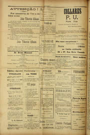 Página do jornal Unitário de agosto de 1909