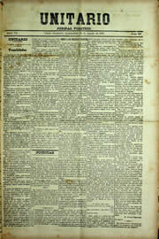 Página do jornal Unitário de agosto de 1909