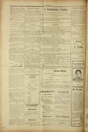 Página do jornal Unitário de setembro de 1909