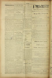 Página do jornal Unitário de setembro de 1909