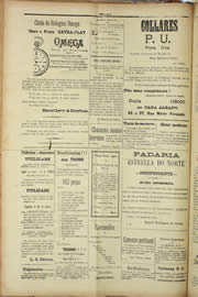 Página do jornal Unitário de setembro de 1909