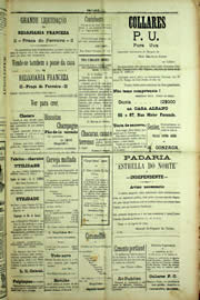 Página do jornal Unitário de setembro de 1909