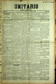 Página do jornal Unitário de outubro de 1909