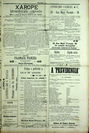 Página do jornal Unitário de outubro de 1909
