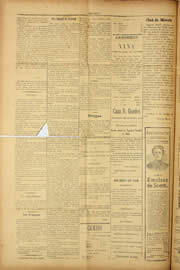 Página do jornal Unitário de outubro de 1909