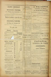 Página do jornal Unitário de outubro de 1909