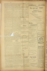 Página do jornal Unitário de outubro de 1909