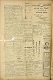 Página do jornal Unitário de outubro de 1909